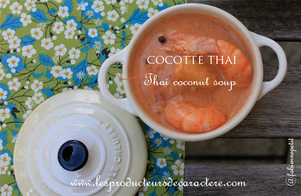 Recette coco thai : bisque de homard coco curry 